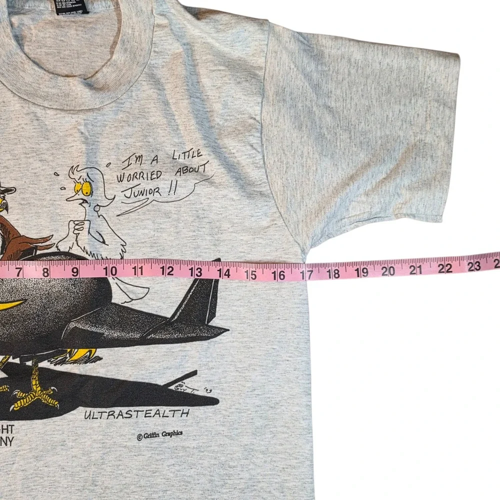 1993 Ultraflight Monterey NY Ultrastealth Eagle Graphic Tee YL 14-16 FOTL Best